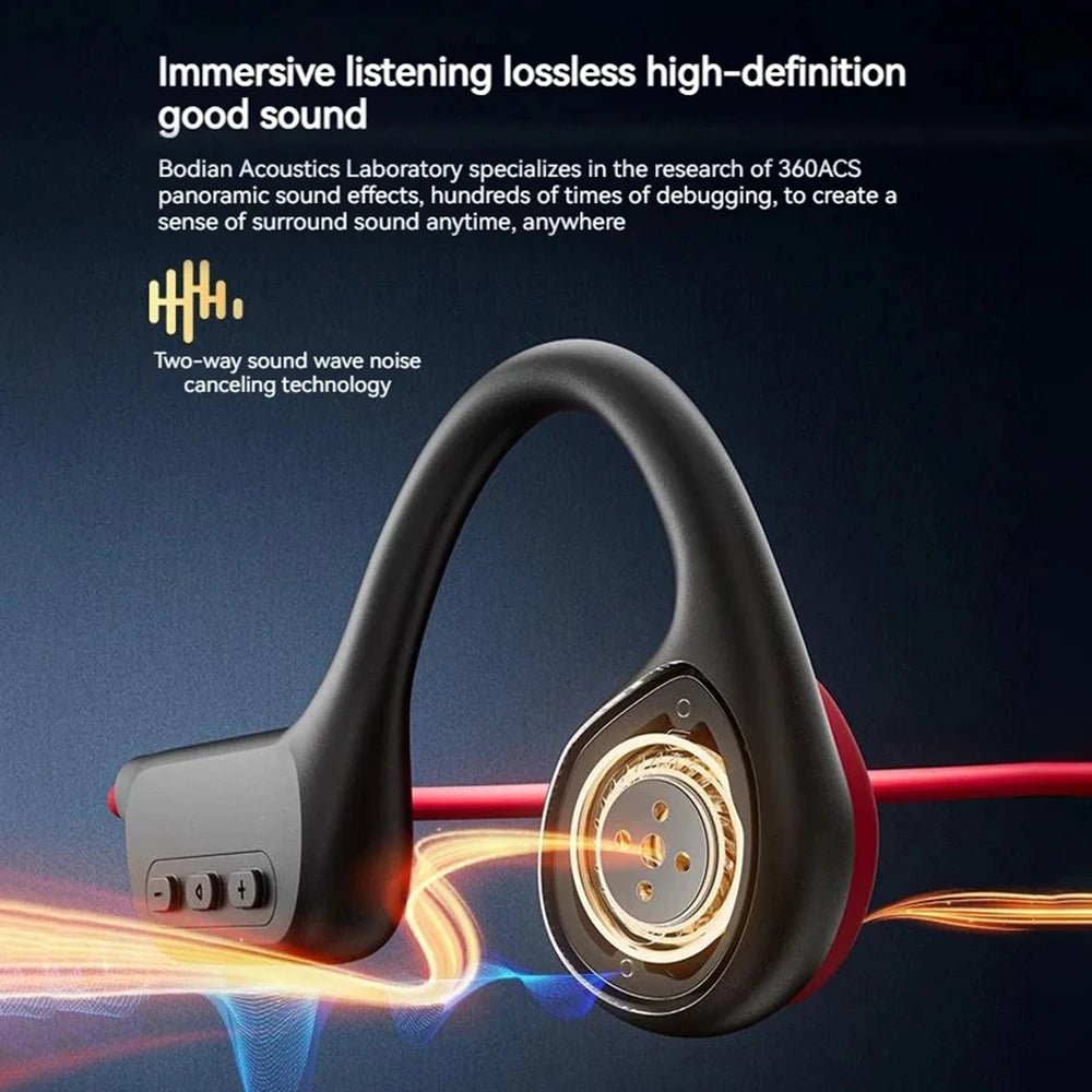 Xiaomi Bone Conduction Wireless Headset – Bluetooth 5.3 Waterproof Swimming Headphones with 32GB Storage & Mic for Fitness - RELUX.STORE