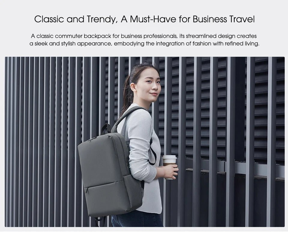 Xiaomi Classic Business Backpack 2 – Large Capacity Travel & Laptop Bag for Men & Women - RELUX.STORE