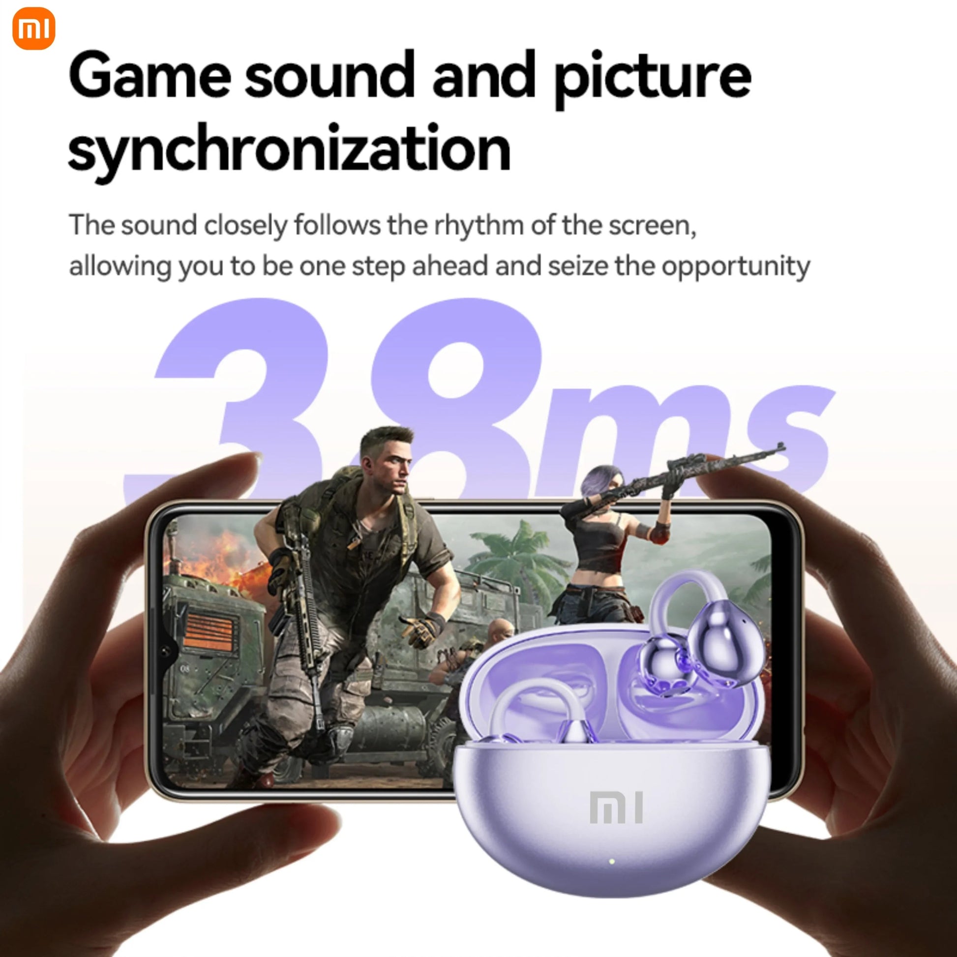 XIAOMI M91 Wireless Earbuds – Open - Ear Clip Sports Earphones with Bluetooth 5.4, ENC Noise Cancelling & Microphone - RELUX.STORE
