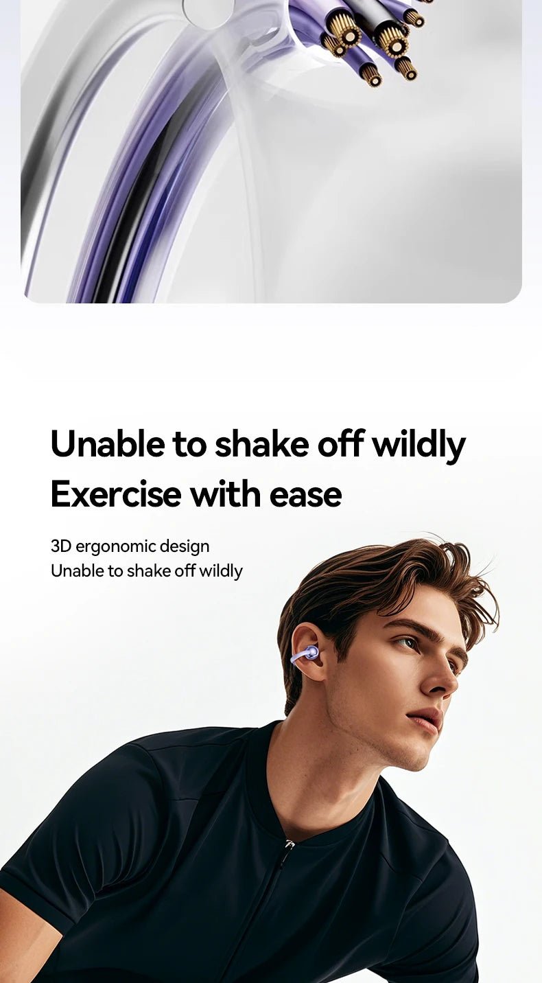 XIAOMI M91 Wireless Earbuds – Open - Ear Clip Sports Earphones with Bluetooth 5.4, ENC Noise Cancelling & Microphone - RELUX.STORE