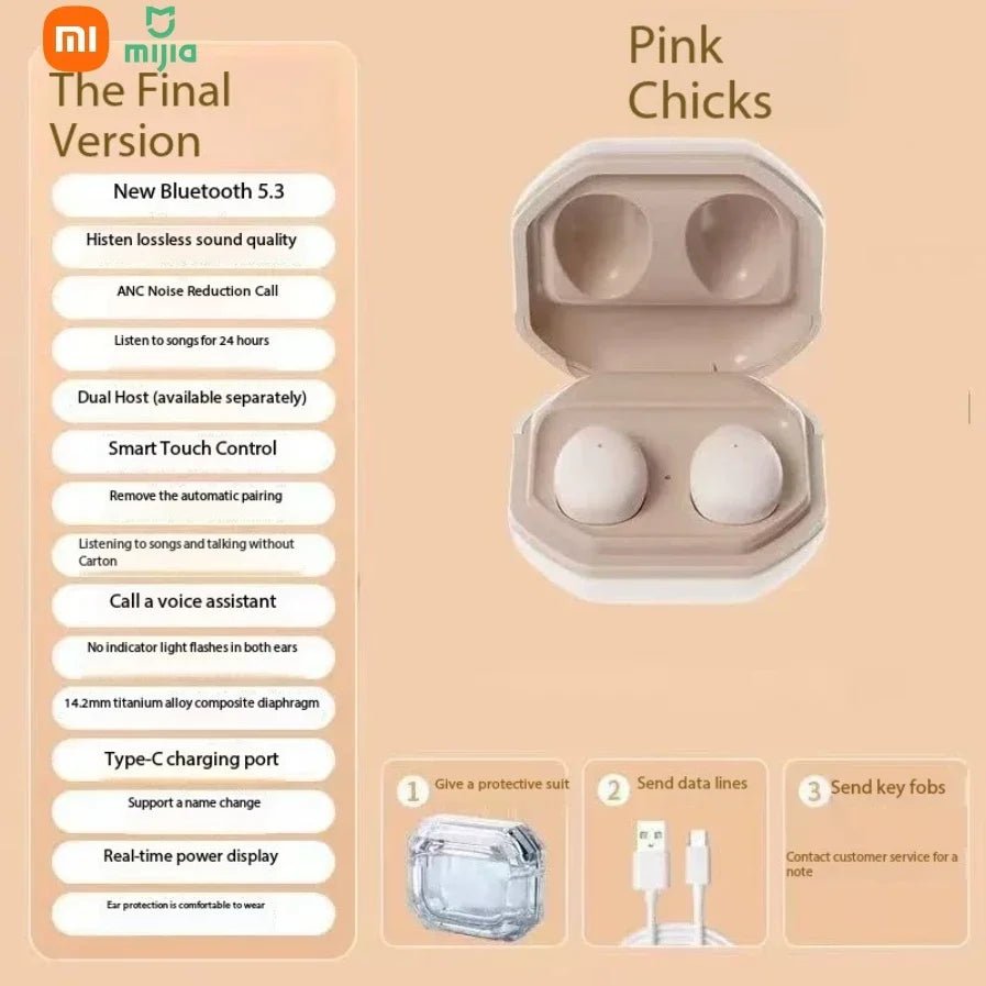 Xiaomi Mini Wireless In - Ear Sleep MY001 – Bluetooth 5.3 Earphones with HD Sound, Noise Reduction & Invisible Design - RELUX.STORE