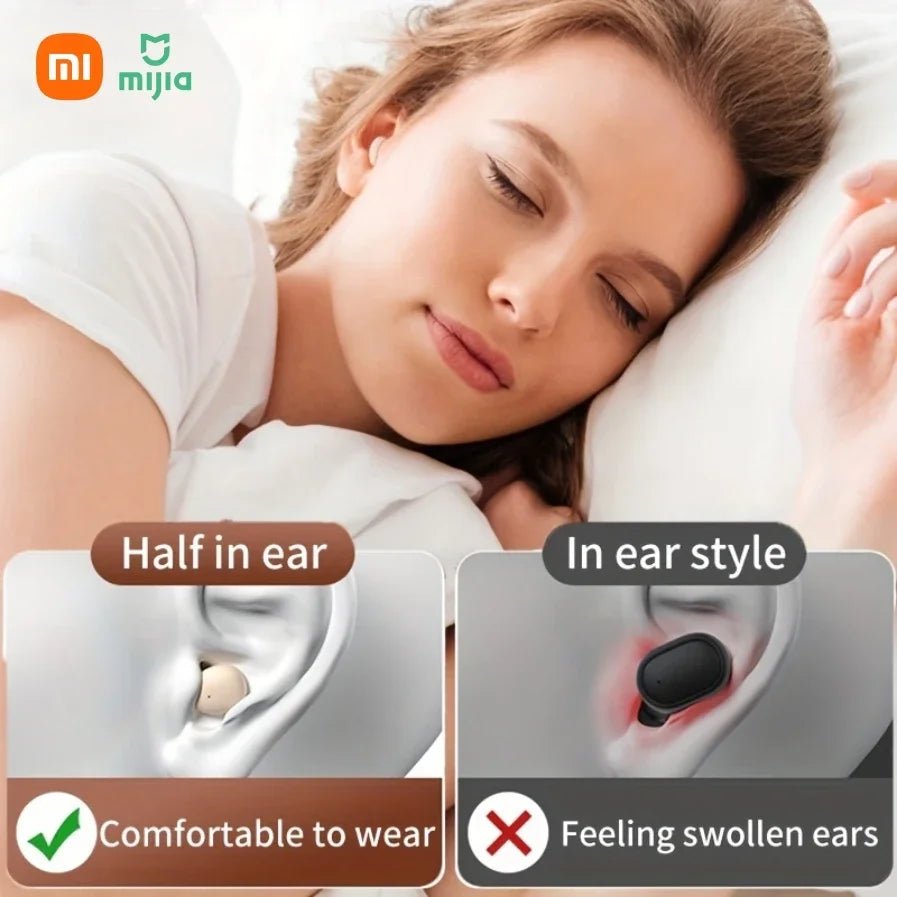 Xiaomi Mini Wireless In - Ear Sleep MY001 – Bluetooth 5.3 Earphones with HD Sound, Noise Reduction & Invisible Design - RELUX.STORE