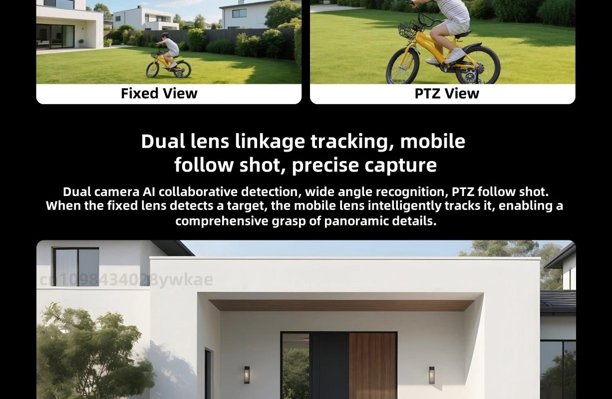 Xiaomi Outdoor Camera 4 Dual - Lens 3K – 360° PTZ, AI Human Detection, IP66 Waterproof, Color Night Vision, Remote Monitoring - RELUX.STORE