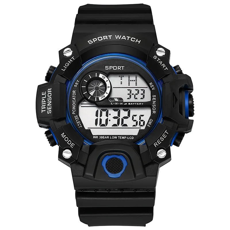 YIKAZE Men's LED Digital Watch Men Sport Watches Fitness Electronic Watch Multifunction Military Sports Watches Clock Kids Gifts - RELUX.STORE