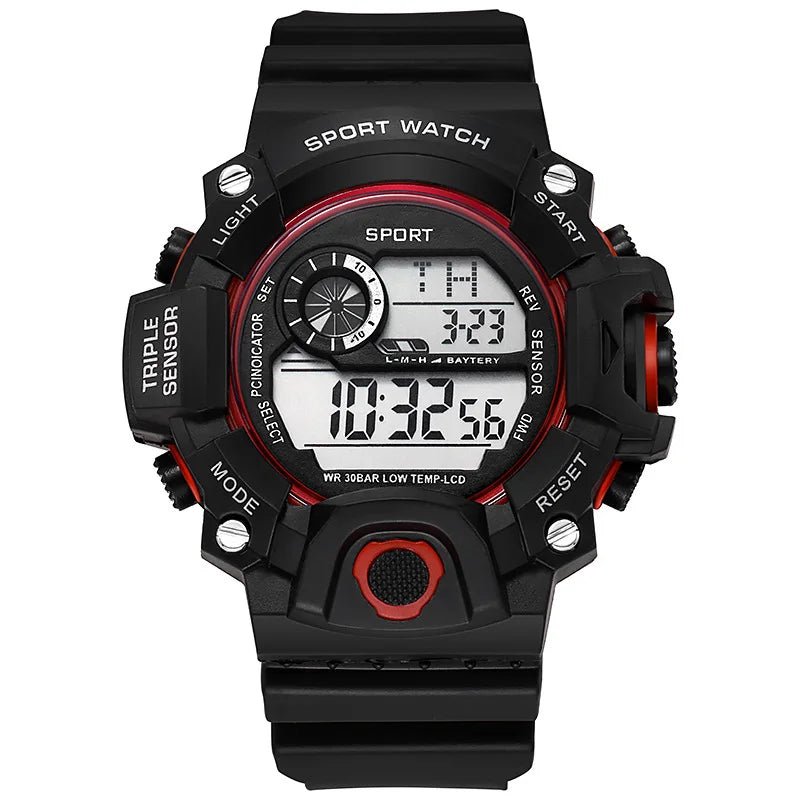 YIKAZE Men's LED Digital Watch Men Sport Watches Fitness Electronic Watch Multifunction Military Sports Watches Clock Kids Gifts - RELUX.STORE