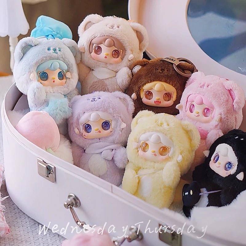 "Yooki 4th Gen Blind Box β Take A Bit Small Bear Plush Keychain & Backpack Pendant Mystery Doll Gift" π§Έπβ¨ - RELUX.STORE
