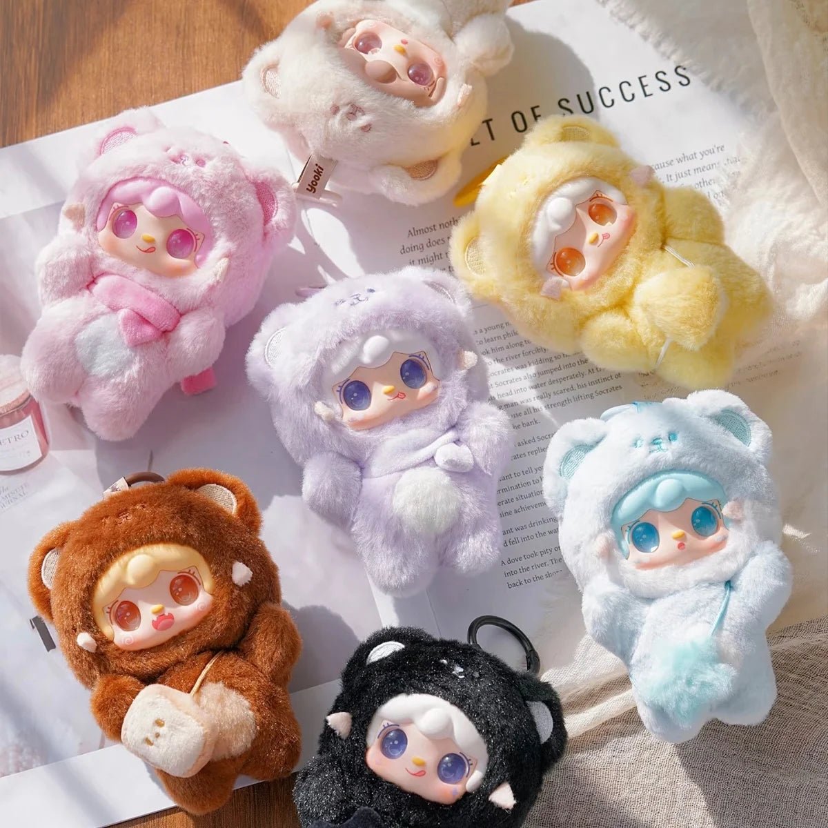 "Yooki 4th Gen Blind Box β Take A Bit Small Bear Plush Keychain & Backpack Pendant Mystery Doll Gift" π§Έπβ¨ - RELUX.STORE