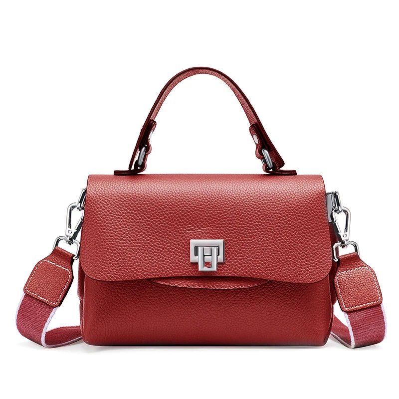 Zency Women's Genuine Leather Top - Handle Bag Simple Fashion Envelope Luxury Brand Shoulder Handbag Small Crossbody for Female - RELUX.STORE