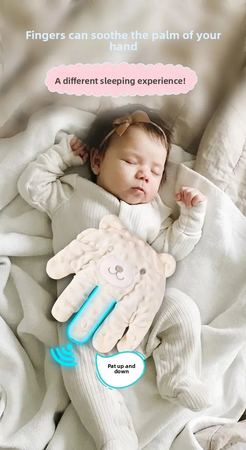 0 - 3Y Electric Baby Soothing Palm Hand Automatic Patting Sleep Companion Beater Sleeping Aid Pillow soother Toys for Calming Baby - RELUX.STORE0 - 3Y Electric Baby Soothing Palm Hand Automatic Patting Sleep Companion Beater Sleeping Aid Pillow soother Toys for Calming Baby