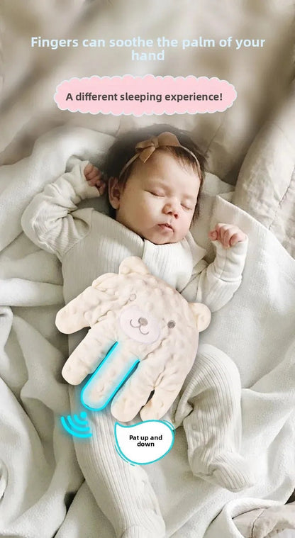 0 - 3Y Electric Baby Soothing Palm Hand Automatic Patting Sleep Companion Beater Sleeping Aid Pillow soother Toys for Calming Baby - RELUX.STORE0 - 3Y Electric Baby Soothing Palm Hand Automatic Patting Sleep Companion Beater Sleeping Aid Pillow soother Toys for Calming Baby