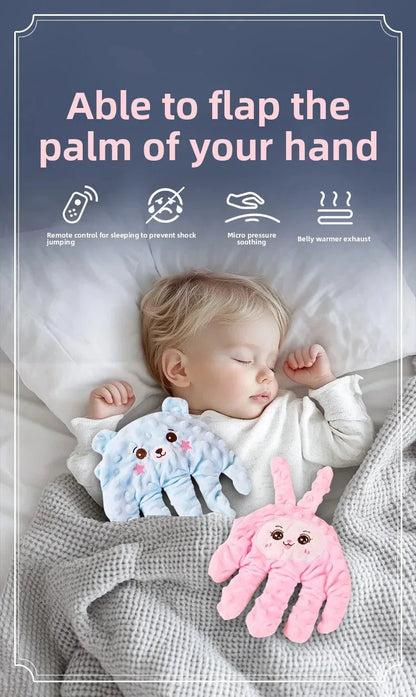 0 - 3Y Electric Baby Soothing Palm Hand Automatic Patting Sleep Companion Beater Sleeping Aid Pillow soother Toys for Calming Baby - RELUX.STORE0 - 3Y Electric Baby Soothing Palm Hand Automatic Patting Sleep Companion Beater Sleeping Aid Pillow soother Toys for Calming Baby