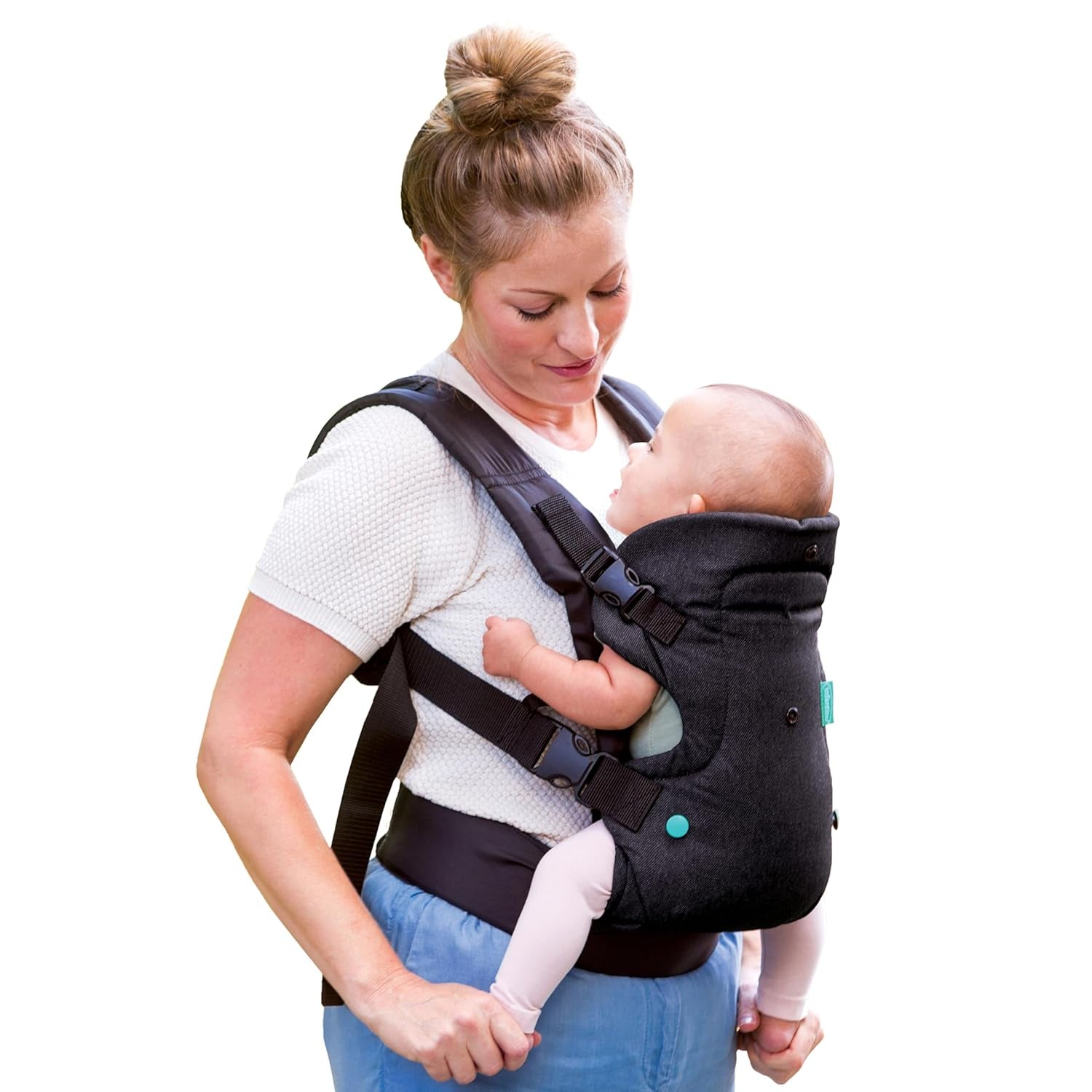 Flip 4-In-1 Light & Airy Convertible Baby Carrier, Adjustable, Ergonomic Babywearing, Registry Essential, Baby Carrier for Newborn to Toddler