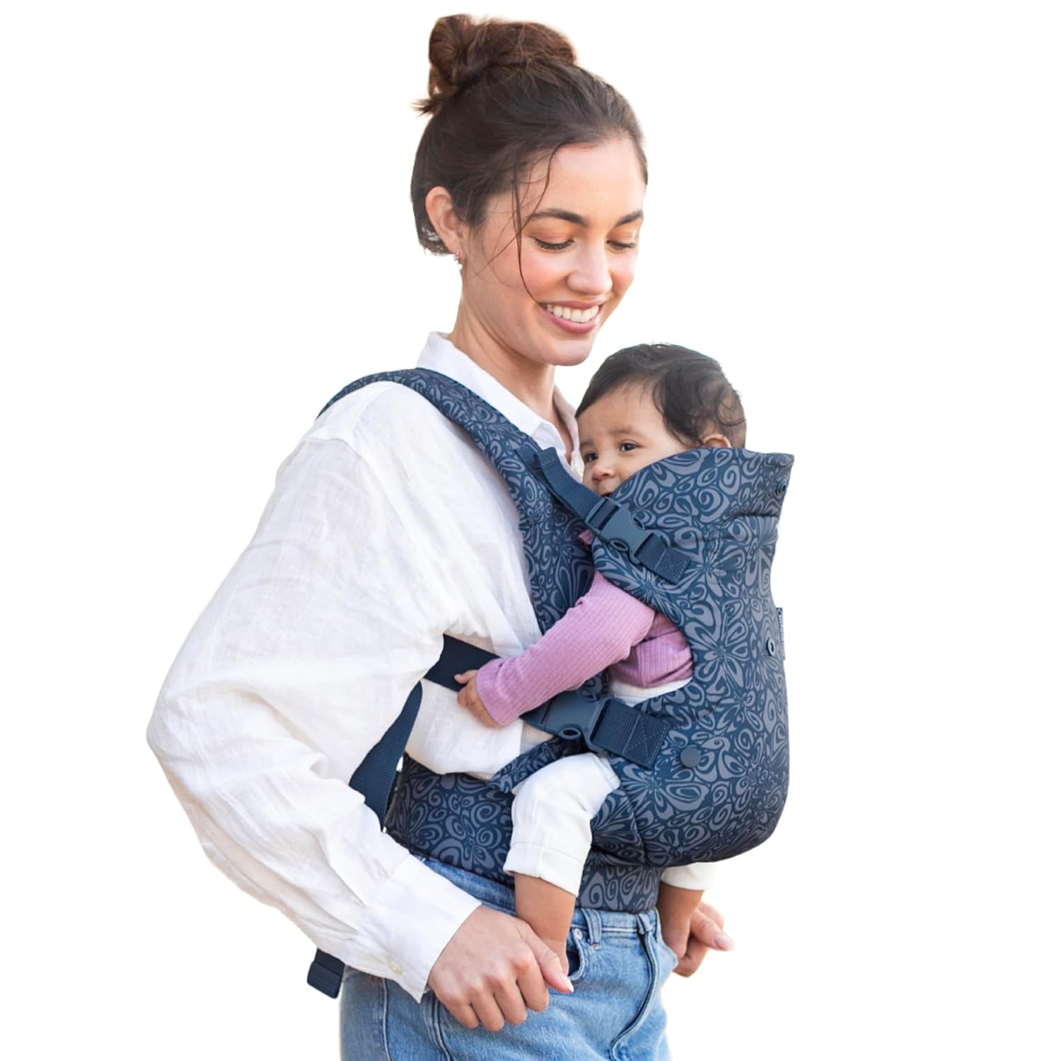 Flip 4-In-1 Light & Airy Convertible Baby Carrier, Adjustable, Ergonomic Babywearing, Registry Essential, Baby Carrier for Newborn to Toddler