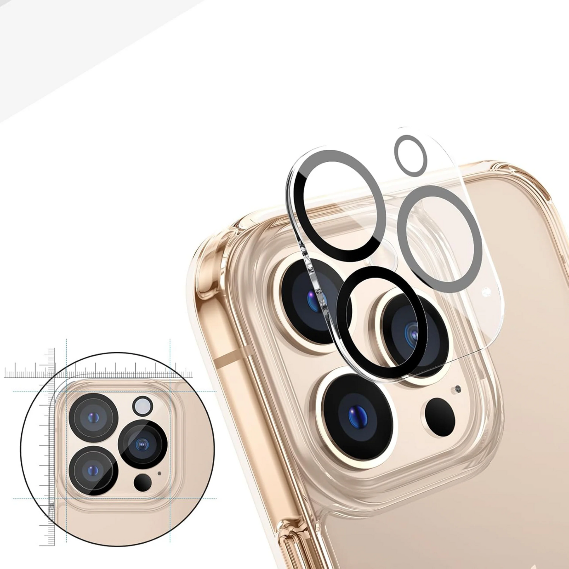 "1 - 2 Pcs Camera Lens Glass for iPhone 17 / 17 Pro / 17 Pro Max / 17 Air – Camera Lens Screen Protector Film" - RELUX.STORE