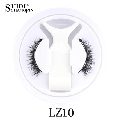 1 Pair Reusable Magnetic Eyelashes Tweezers Set Faux Mink Lashes Handmade 3D Natural False Eyelashes and Magnetic Tweezers Set - RELUX.STORE
