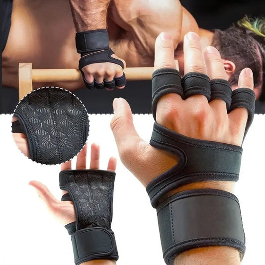 "1 Pair Training Sport Gloves – Workout & Weightlifting Hand, Wrist & Palm Protector for Men & Women Gym Fitness by Relux.Store" - RELUX.STORE
