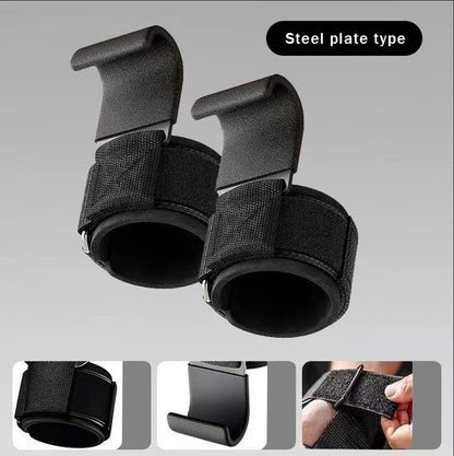 "1 Pair Weight Lifting Hook Grips with Wrist Wraps – Hand - Bar Straps for Pull - Ups, Powerlifting & Gym Workouts | Fitness Hook Gloves by Relux.Store" - RELUX.STORE