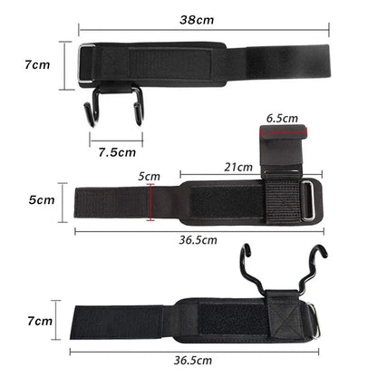 "1 Pair Weight Lifting Hook Grips with Wrist Wraps – Hand - Bar Straps for Pull - Ups, Powerlifting & Gym Workouts | Fitness Hook Gloves by Relux.Store" - RELUX.STORE