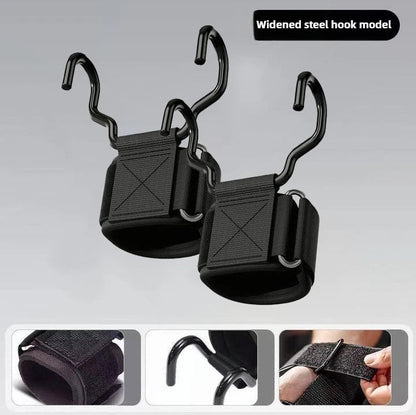 "1 Pair Weight Lifting Hook Grips with Wrist Wraps – Hand - Bar Straps for Pull - Ups, Powerlifting & Gym Workouts | Fitness Hook Gloves by Relux.Store" - RELUX.STORE
