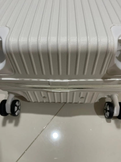 100% Aluminum Magnesium Alloy Travel Luggage Trolley Luggage 20 22 24 26 28 Inch Trolley Luggage Carry - On Luggage With Cup Holde - RELUX.STORE100% Aluminum Magnesium Alloy Travel Luggage Trolley Luggage 20 22 24 26 28 Inch Trolley Luggage Carry - On Luggage With Cup Holde