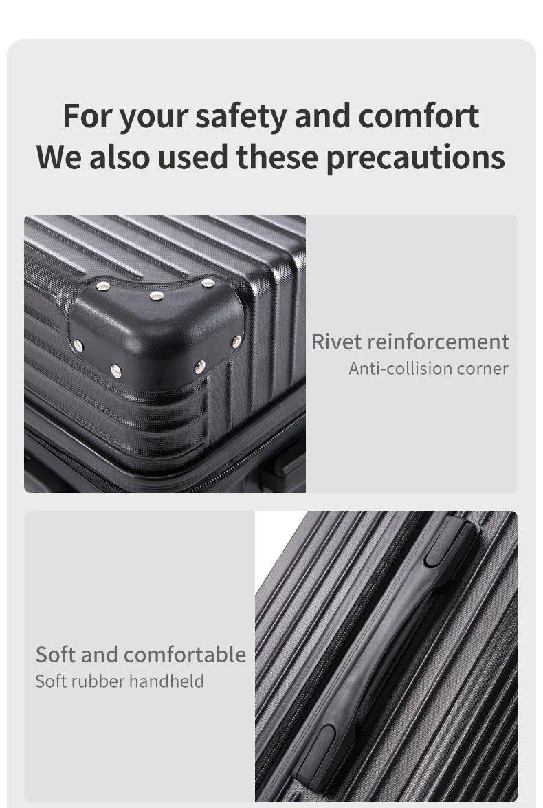 100% Aluminum Magnesium Alloy Travel Luggage Trolley Luggage 20 22 24 26 28 Inch Trolley Luggage Carry - On Luggage With Cup Holde - RELUX.STORE100% Aluminum Magnesium Alloy Travel Luggage Trolley Luggage 20 22 24 26 28 Inch Trolley Luggage Carry - On Luggage With Cup Holde