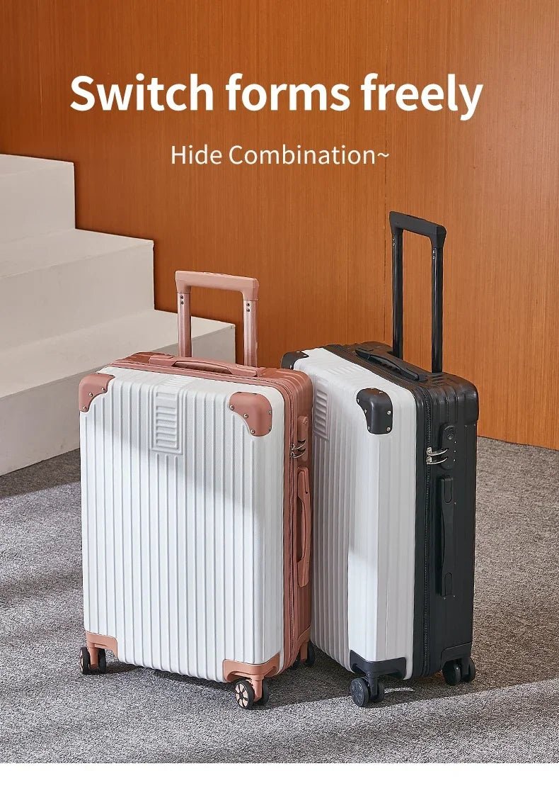 100% Aluminum Magnesium Alloy Travel Luggage Trolley Luggage 20 22 24 26 28 Inch Trolley Luggage Carry - On Luggage With Cup Holde - RELUX.STORE100% Aluminum Magnesium Alloy Travel Luggage Trolley Luggage 20 22 24 26 28 Inch Trolley Luggage Carry - On Luggage With Cup Holde