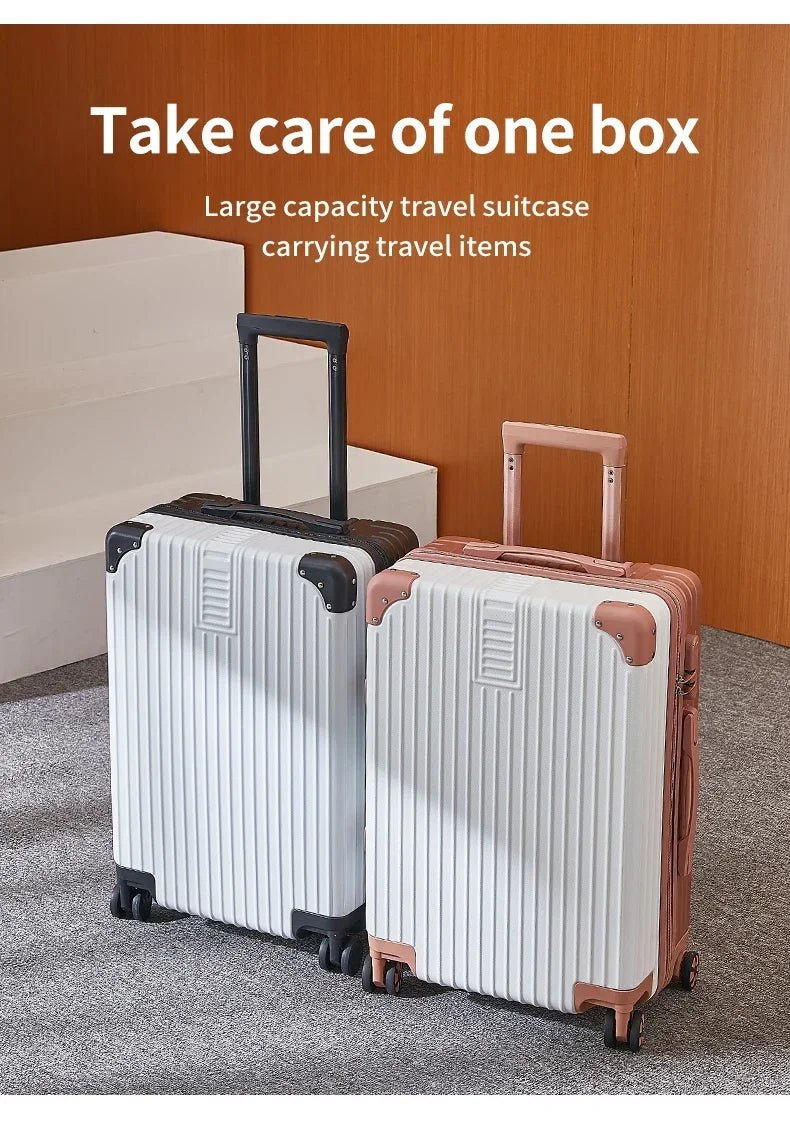 100% Aluminum Magnesium Alloy Travel Luggage Trolley Luggage 20 22 24 26 28 Inch Trolley Luggage Carry - On Luggage With Cup Holde - RELUX.STORE100% Aluminum Magnesium Alloy Travel Luggage Trolley Luggage 20 22 24 26 28 Inch Trolley Luggage Carry - On Luggage With Cup Holde
