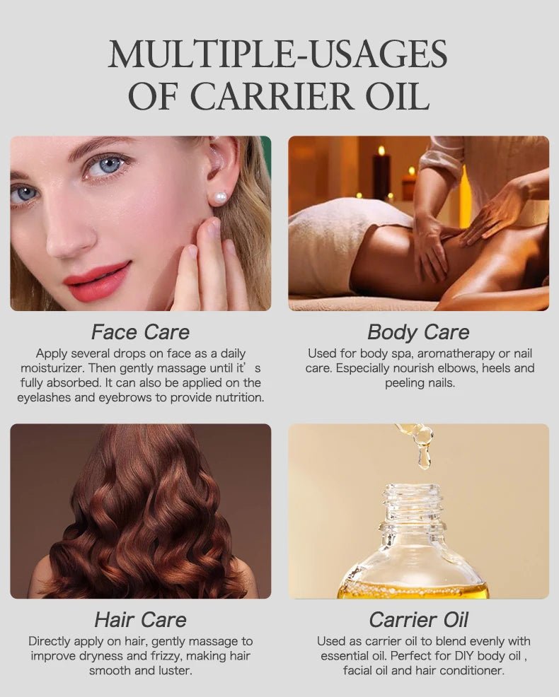 100ml Black Cumin Seed Oil For Hair Growth Thicken Hair Cold Pressed Liquid Nourish Nail Skin Anti - oxidant Body Massage - RELUX.STORE