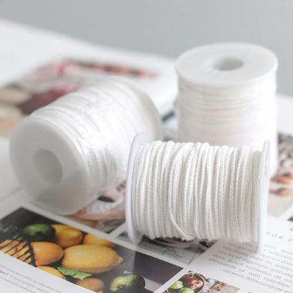 100pcs/bag Pre - Waxed Smokeless Candle Wicks with Holder DIY Cotton Thread Wicks Soy Wax Beewax Candle Wicks Making Accessories - RELUX.STORE