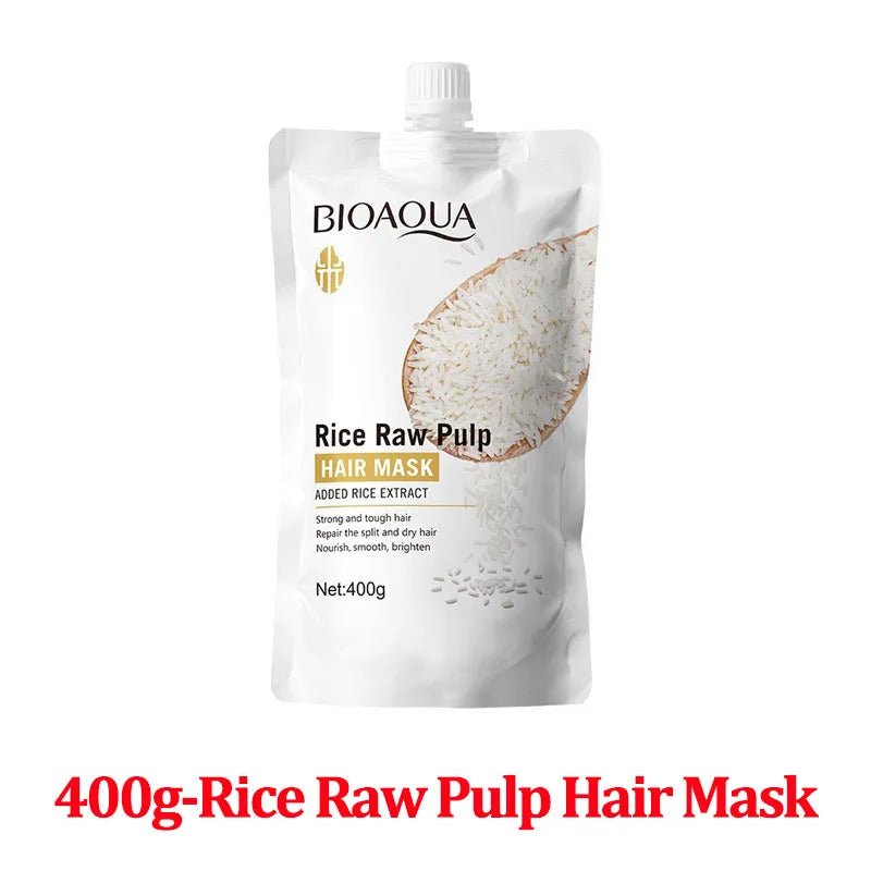 10/30/50/100/400g Magical Keratin Hair Mask 5 Seconds Repair Damaged Frizzy Hair Soft Smooth Shiny Rice Moisturizing Hair Care - RELUX.STORE