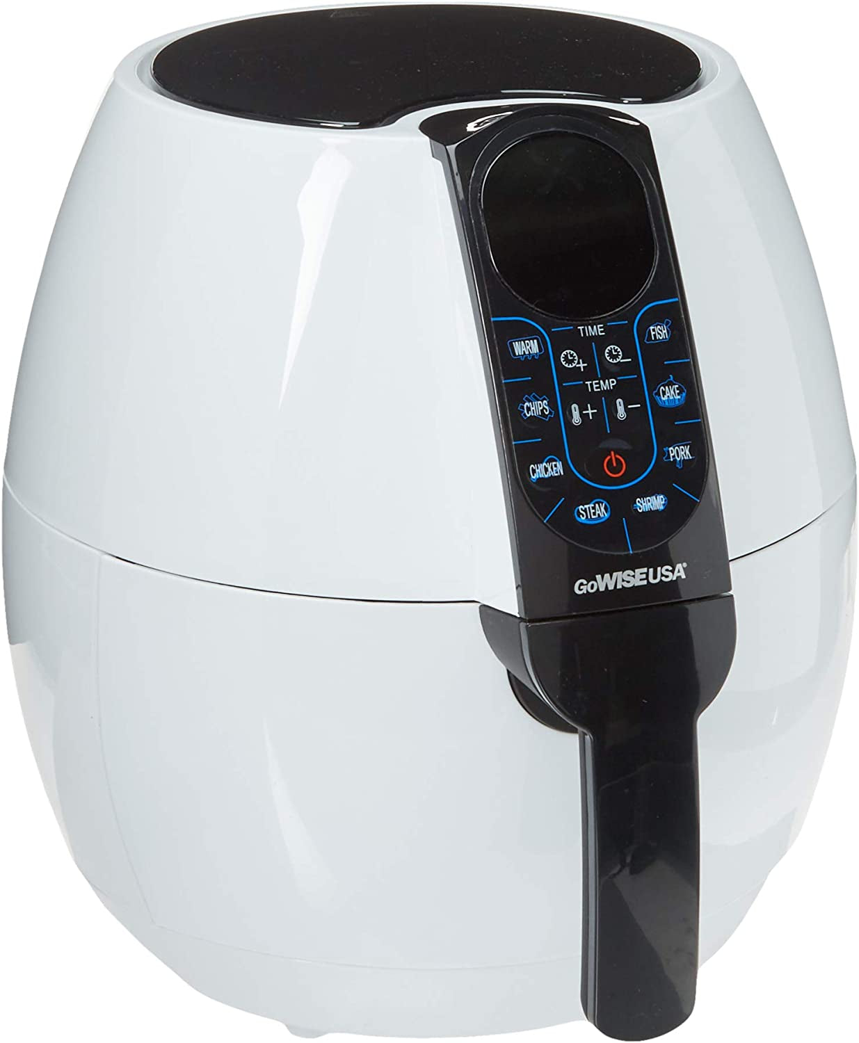 USA 3.7-Quart Programmable Air Fryer with 8 Cook Presets, GW22638 - Black