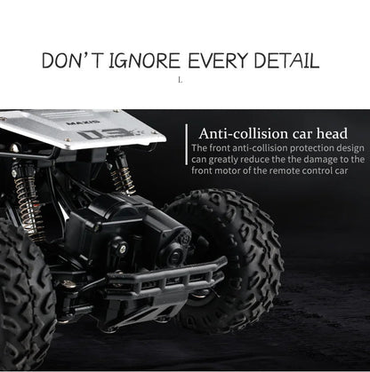 “1:12/1:16 RC Off - Road Truck – Remote Control 4WD Monster Truck with Metal Shell & LED Headlights, All - Terrain Offroad Car Toy for Kids” - RELUX.STORE