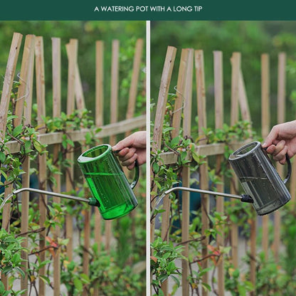 1/1.5l Long Spout Watering Can With Gardening Shovel Set Garden Irrigation Spraying Pot For Indoor Outdoor Plants Flower Office - RELUX.STORE