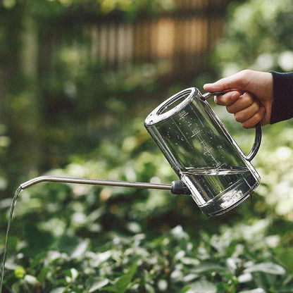 1/1.5l Long Spout Watering Can With Gardening Shovel Set Garden Irrigation Spraying Pot For Indoor Outdoor Plants Flower Office - RELUX.STORE