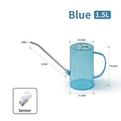 1/1.5l Long Spout Watering Can With Gardening Shovel Set Garden Irrigation Spraying Pot For Indoor Outdoor Plants Flower Office - RELUX.STORE