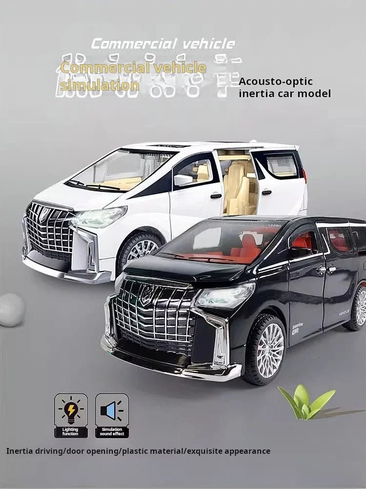 “1:32 Inertia Pull - Back Toy Car with Lights & Sound – Realistic Commercial Vehicle Model for Kids, Boys’ Birthday & Holiday Gift” - RELUX.STORE