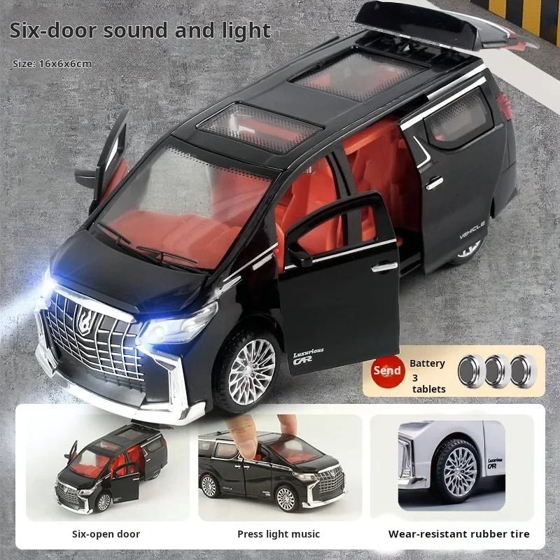 “1:32 Inertia Pull - Back Toy Car with Lights & Sound – Realistic Commercial Vehicle Model for Kids, Boys’ Birthday & Holiday Gift” - RELUX.STORE
