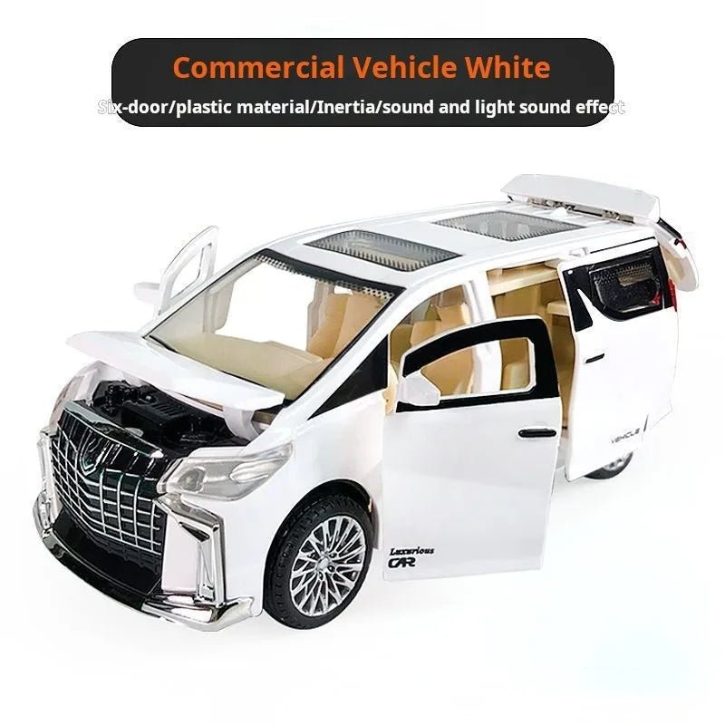 “1:32 Inertia Pull - Back Toy Car with Lights & Sound – Realistic Commercial Vehicle Model for Kids, Boys’ Birthday & Holiday Gift” - RELUX.STORE