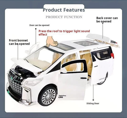 “1:32 Inertia Pull - Back Toy Car with Lights & Sound – Realistic Commercial Vehicle Model for Kids, Boys’ Birthday & Holiday Gift” - RELUX.STORE