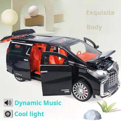 “1:32 Inertia Pull - Back Toy Car with Lights & Sound – Realistic Commercial Vehicle Model for Kids, Boys’ Birthday & Holiday Gift” - RELUX.STORE