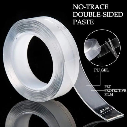 1/3/5m Nano Tape Double - Sided Adhesive Tape Traceless Waterproof Tape For Bathroom Kitchen Sink Tap Gel Sticker - RELUX.STORE