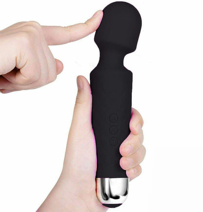 Magic Massage Wand Muscle Relaxation Massager 20 Speed Vibrating Full Body Therapy Motor