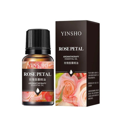 17 Flavors 10ml Essential Oils For Aroma Diffuser AirHumidifier Home Water - soluble Lavender Rose Eucalyptus White Peach Oolong - RELUX.STORE