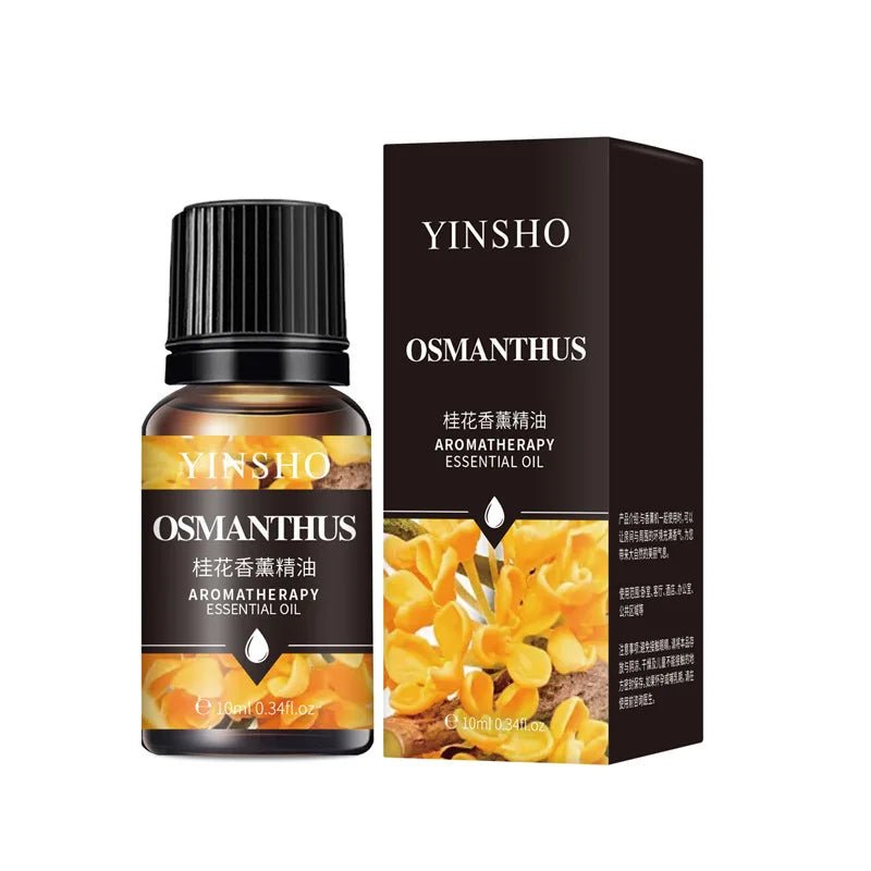 17 Flavors 10ml Essential Oils For Aroma Diffuser AirHumidifier Home Water - soluble Lavender Rose Eucalyptus White Peach Oolong - RELUX.STORE