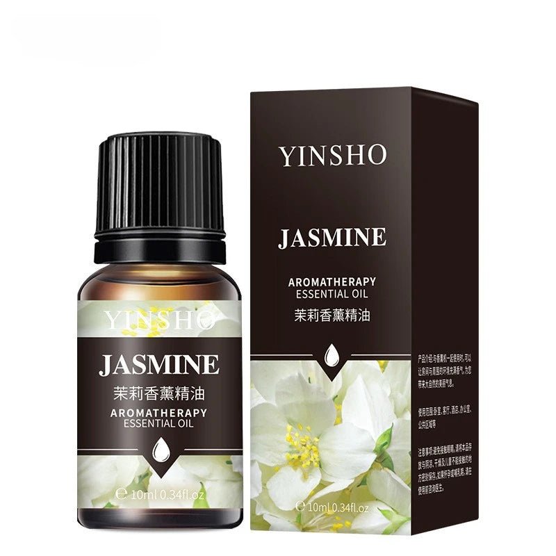 17 Flavors 10ml Essential Oils For Aroma Diffuser AirHumidifier Home Water - soluble Lavender Rose Eucalyptus White Peach Oolong - RELUX.STORE