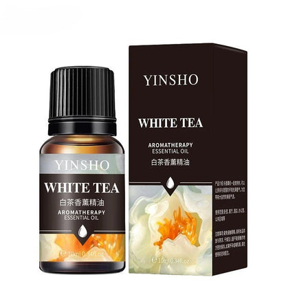 17 Flavors 10ml Essential Oils For Aroma Diffuser AirHumidifier Home Water - soluble Lavender Rose Eucalyptus White Peach Oolong - RELUX.STORE