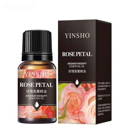 17 Flavors 10ml Essential Oils For Aroma Diffuser AirHumidifier Home Water - soluble Lavender Rose Eucalyptus White Peach Oolong - RELUX.STORE