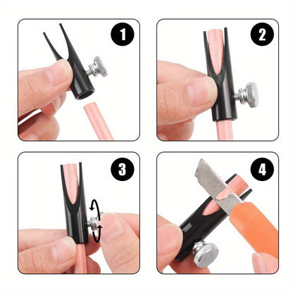 Eyebrow Pencil Sharpener Eyebrow Pencil Sharpening Tip Thin Tool for Microblading Tattoo Supplies Permanent Makeup Accessories RELUX.STORE