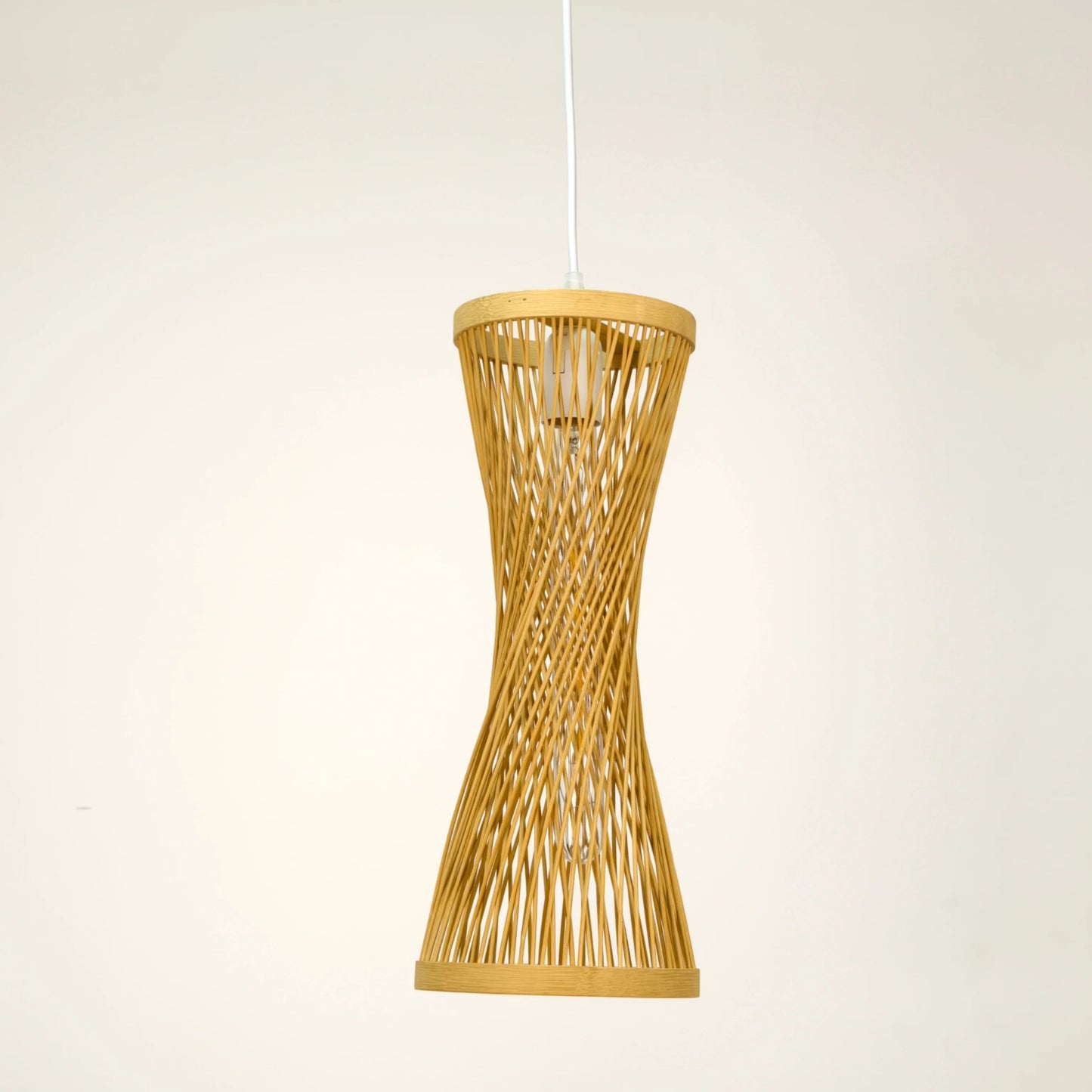 "17CM Japanese Style Rattan Woven Hanging Chandelier – Rustic Pendant Lamp for Home, Cafe, Bar & Restaurant Decor" - RELUX.STORE