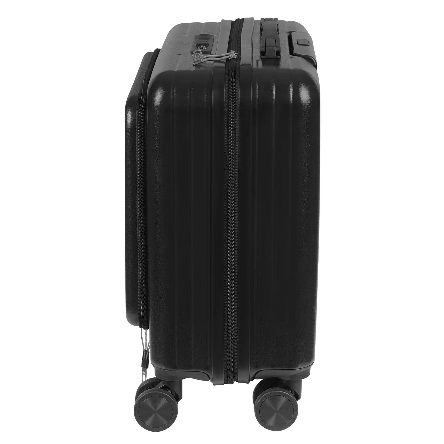 18'' Front Opening Airline Trolley Box Boarding Suitcase with Passcode Lock,Travel Luggage Suitcase for Men and Women - RELUX.STORE18'' Front Opening Airline Trolley Box Boarding Suitcase with Passcode Lock,Travel Luggage Suitcase for Men and Women
